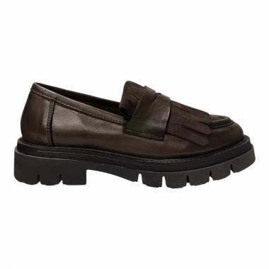 Creative Mocassino Donna Pelle Cioccolato Crosta TdM PL62092
