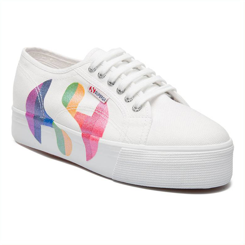 Superga - Scarpe da donna Superga Bianco 3740 Platform Ceramic Print Leggera | Privalia